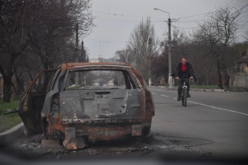 Во Владивостоке сгорела машина