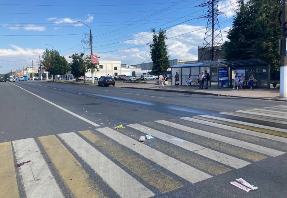 Пешеход нарушил правила и попал под машину Фото: УГИБДД России по Тверской области