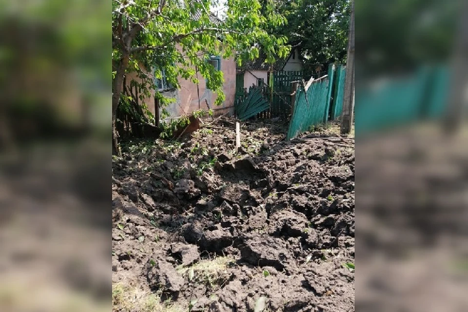 ВФУ выпустили по поселку Пантелеймоновка 5 снарядов калибром 155 мм. Фото: глава администрации Горловки Иван Приходько