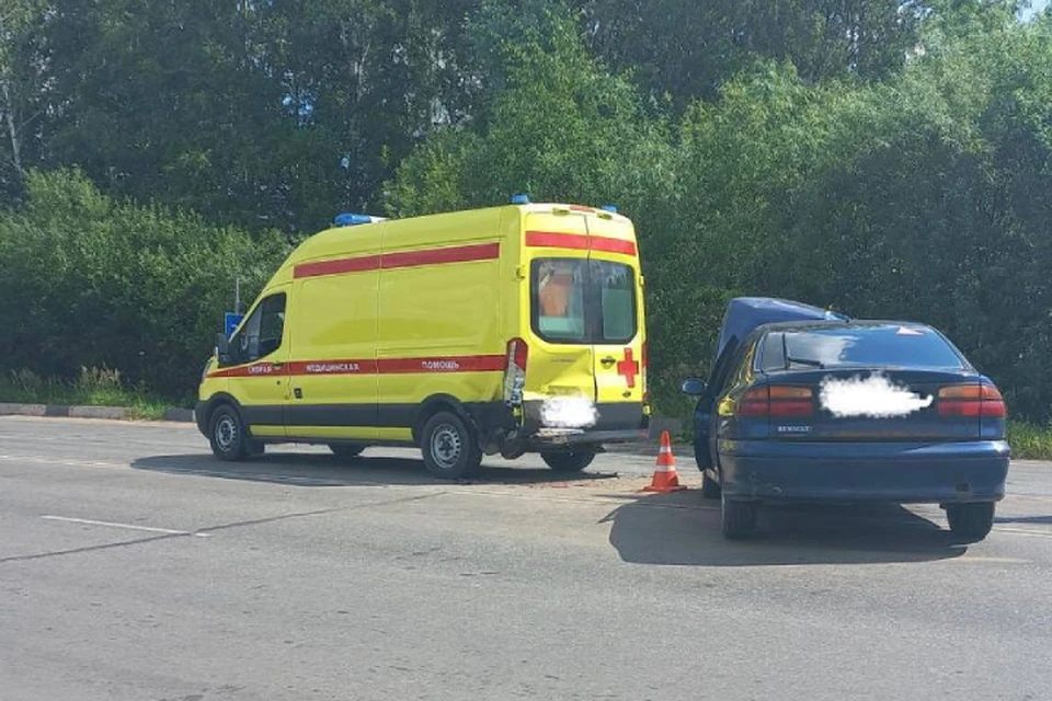 Авария произошла на подъезде к городу. Фото: Госавтоинспекция Кировской области