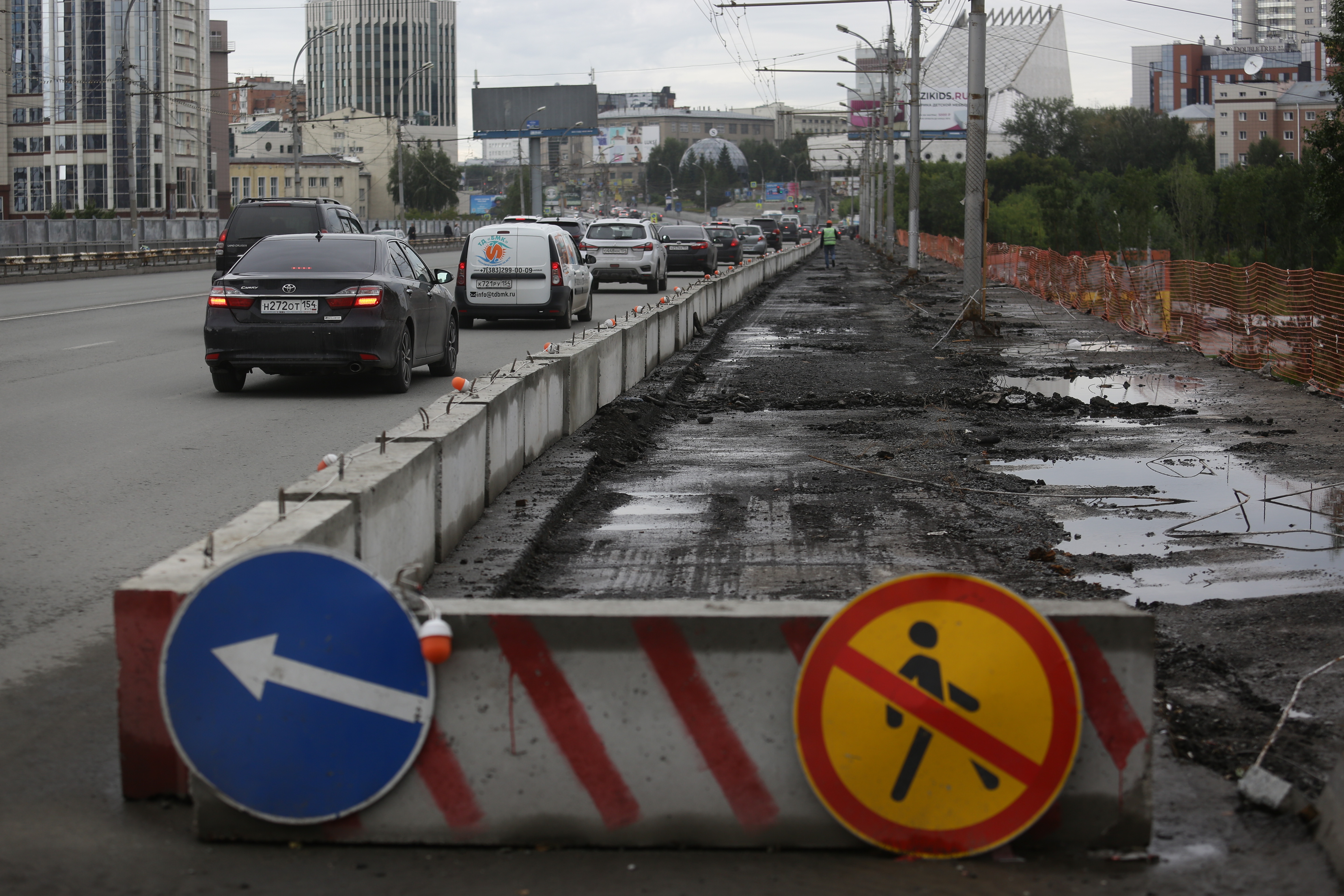 октябрьский мост в новосибирске