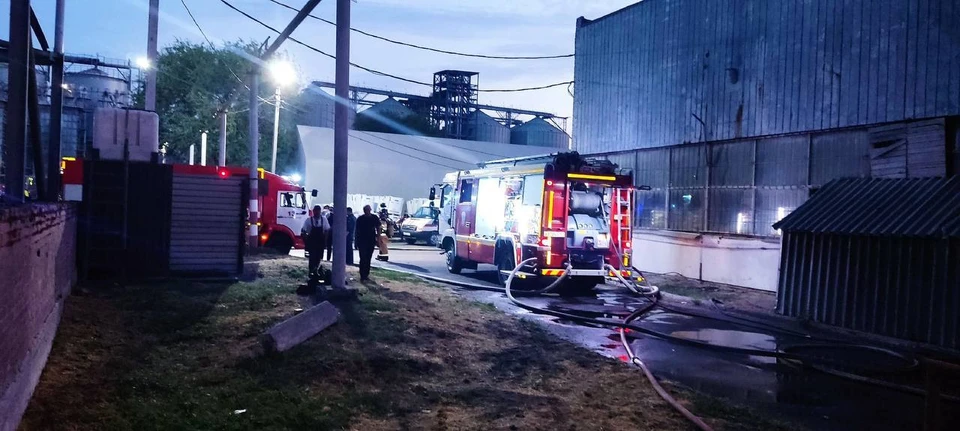 С огнем боролись 72 человека два часа. Фото: ГУ МЧС по Ростовской области