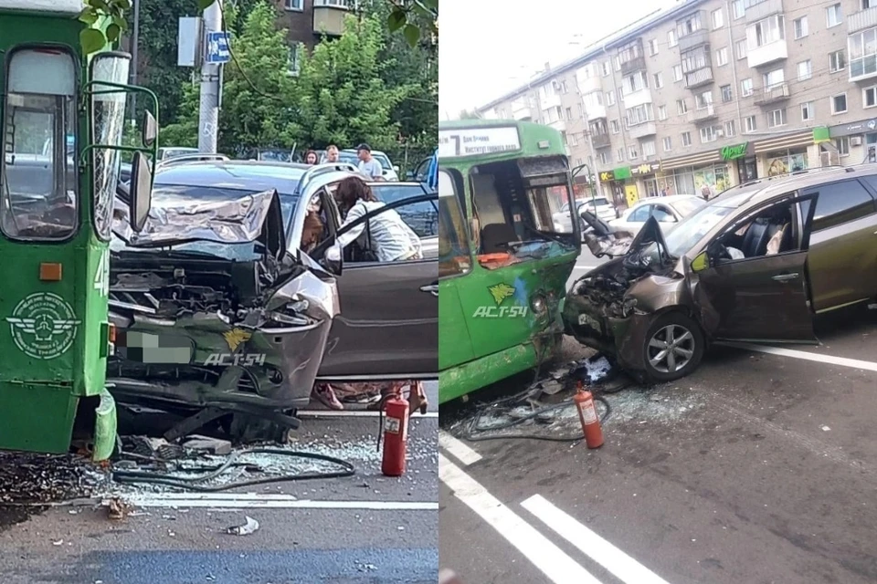 В ГИБДД раскрыли подробности утренней аварии с троллейбусом. Фото: АСТ-54.