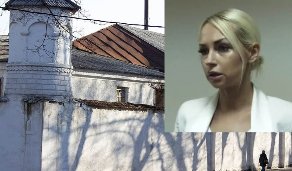 Марина Таубер сидит в одиночной камере "тюрьмы на Кузнечной". (Коллаж "КП").