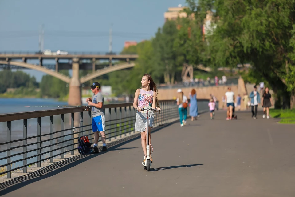 Красноярцев ждут теплые и солнечные выходные