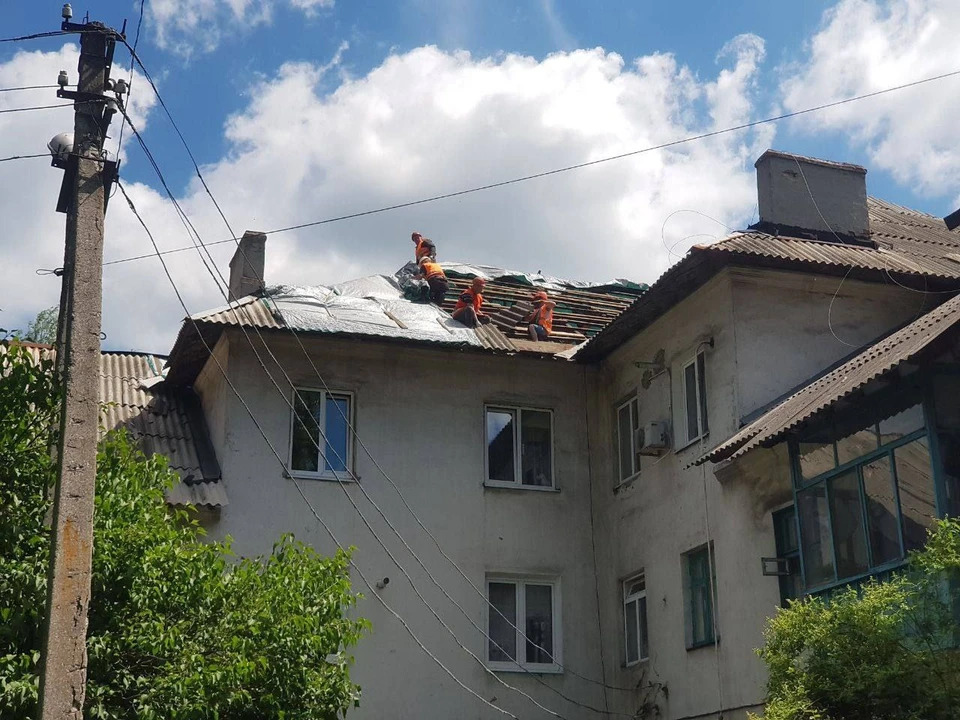 Восстановление жилья. Фото: Телеграм Дмитрия Шевченко