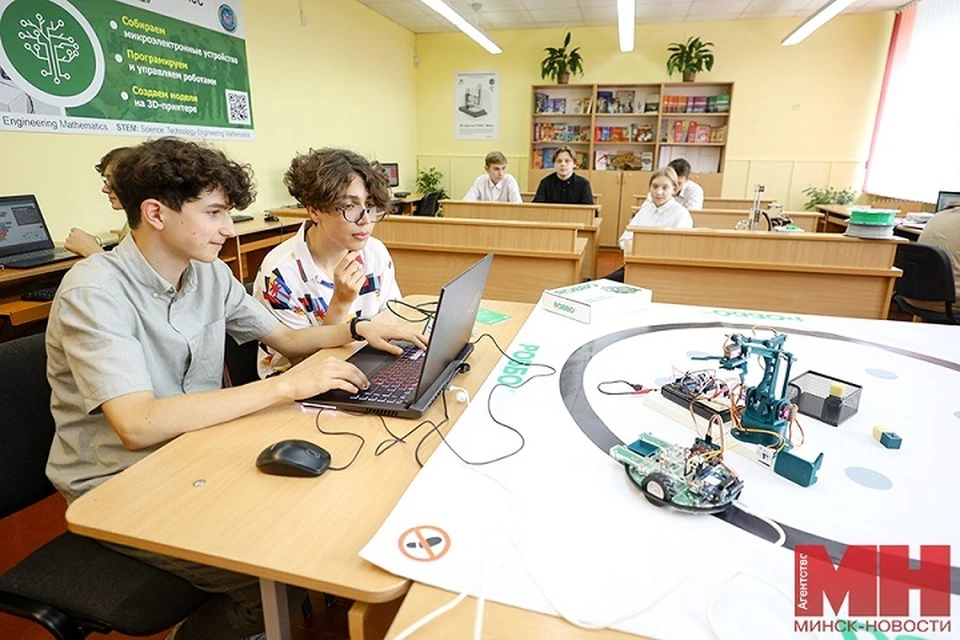 В белорусских школах открываются инженерные классы. как в Японии, Южной Корее и Финляндии. Фото: "Минск-Новости"