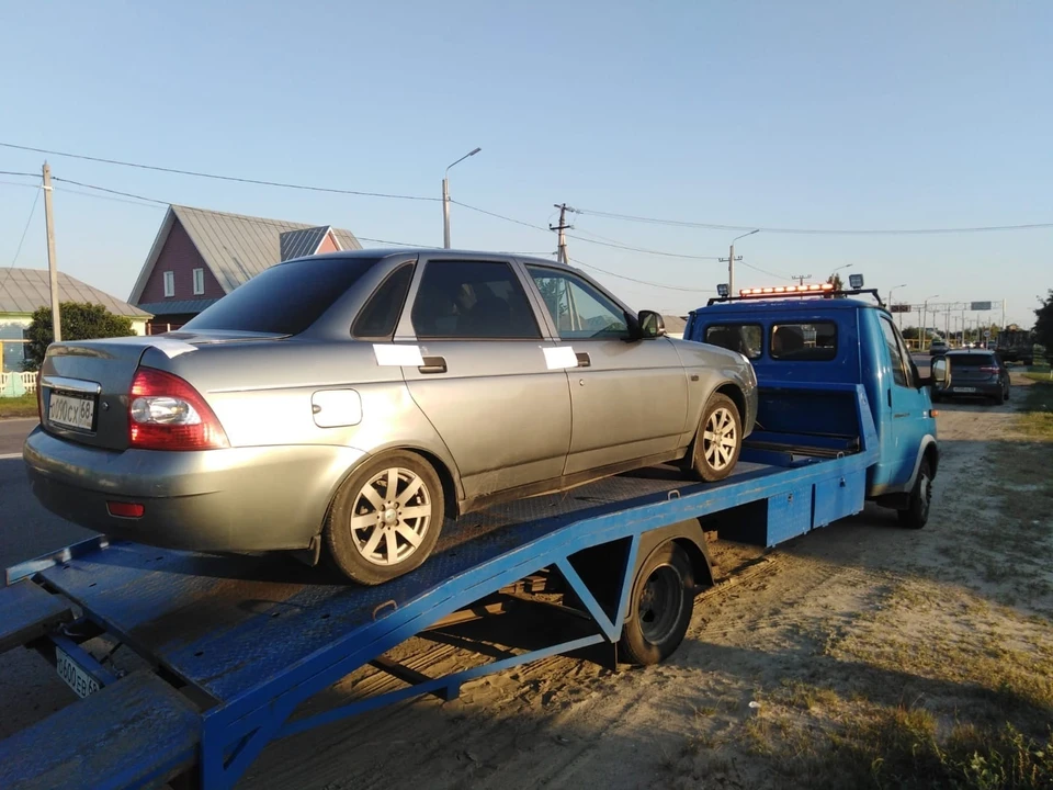 Автомобиль у злостного нарушителя забрали