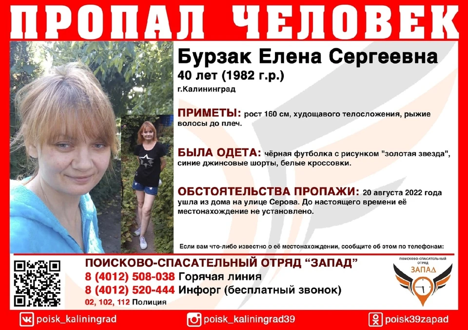 Волонтеры просят поддержки в поиске пропавшей женщины.