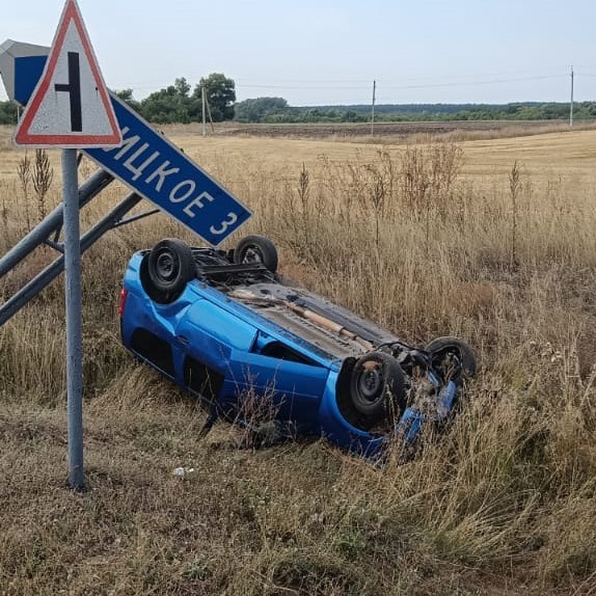 В ДТП у села Троицкое в Бузулукском районе травмированы три человека - KP.RU