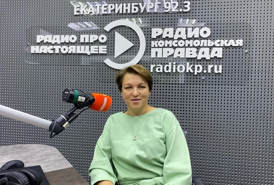 Екатерина Сибирцева перед началом учебного года пришла на радио "Комсомольская правда"