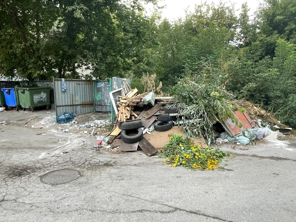 Вывозом крупногабаритного мусора должен заниматься «Эко-Пронск». Фото: «Новости Рязани ВКонтакте».