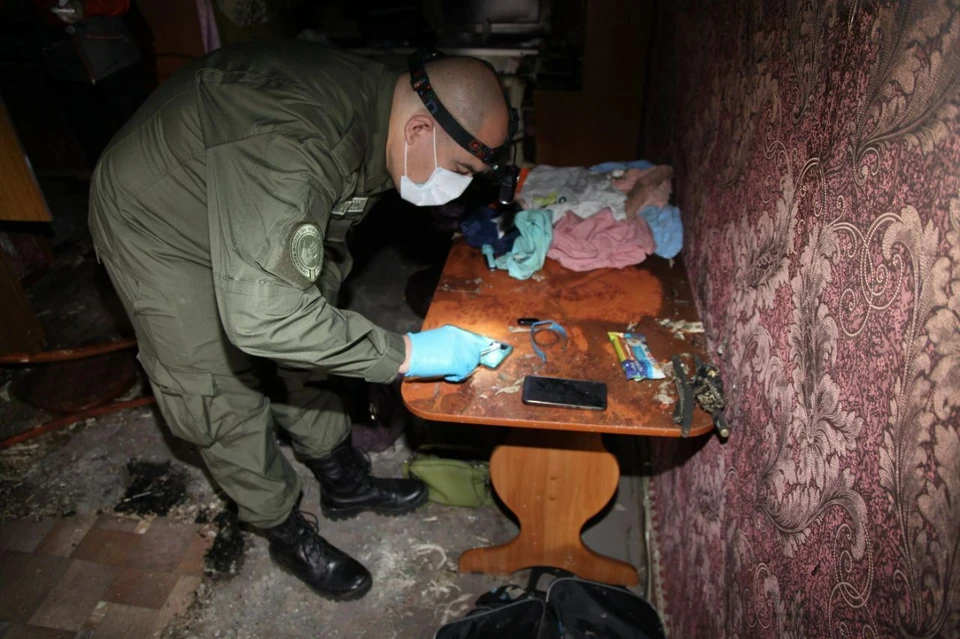 Мужчина пытался скрыть следы преступления пожаром. Фото: СУ СК по Оренбургской области
