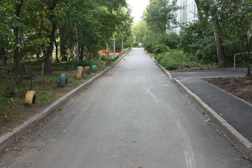Последствия ППМИ во дворе дома на улице Королёва. Фото: администрация Твери