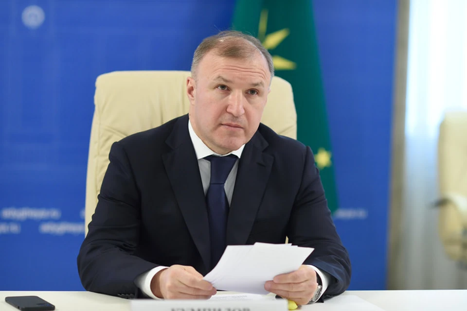 Глава Адыгеи Мурат Кумпилов выразил благодарность за проявленные доверие и поддержку. Фото: пресс-служба правительства Адыгеи