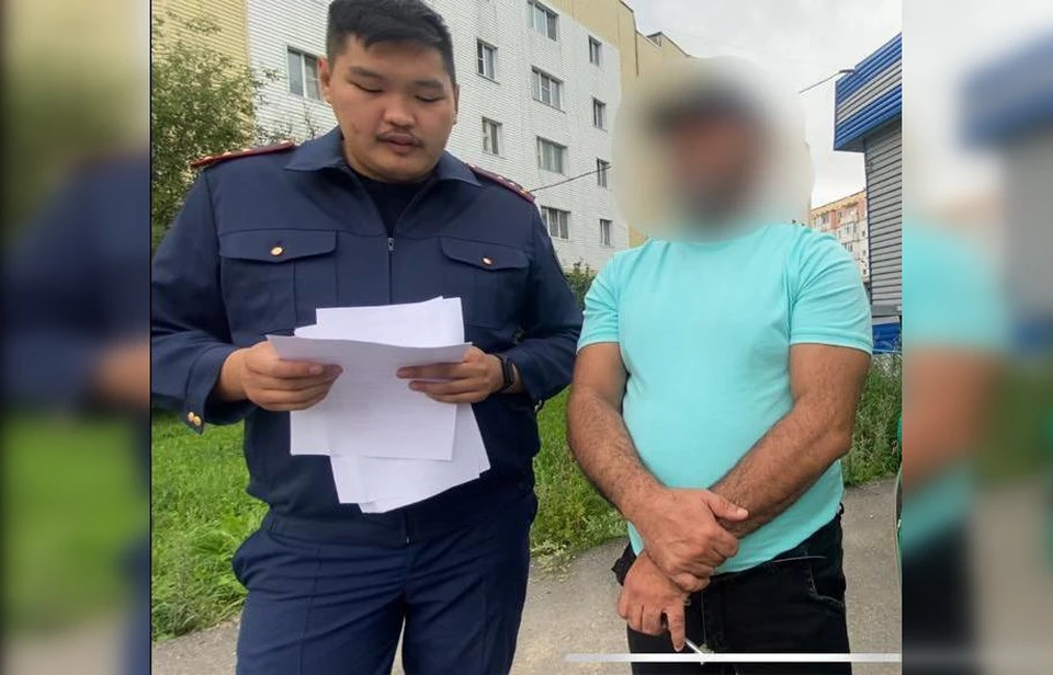 Следственные действия с обвиняемым. Фото: СУ СК РФ по Якутии