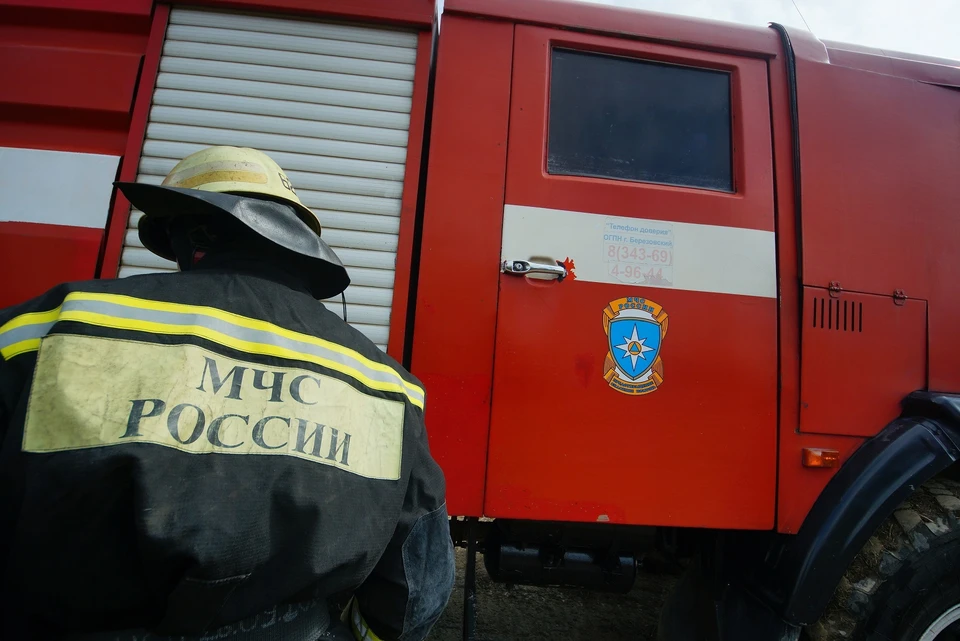 В тушении пожара были задействованы 2 единицы техники и 9 человека личного состава