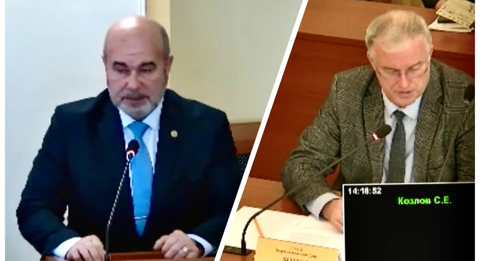 Должности заместителей председателя Думы Твери заняли Алексей Арсеньев и Сергей Козлов. Фото: скрин трансляции ТГД