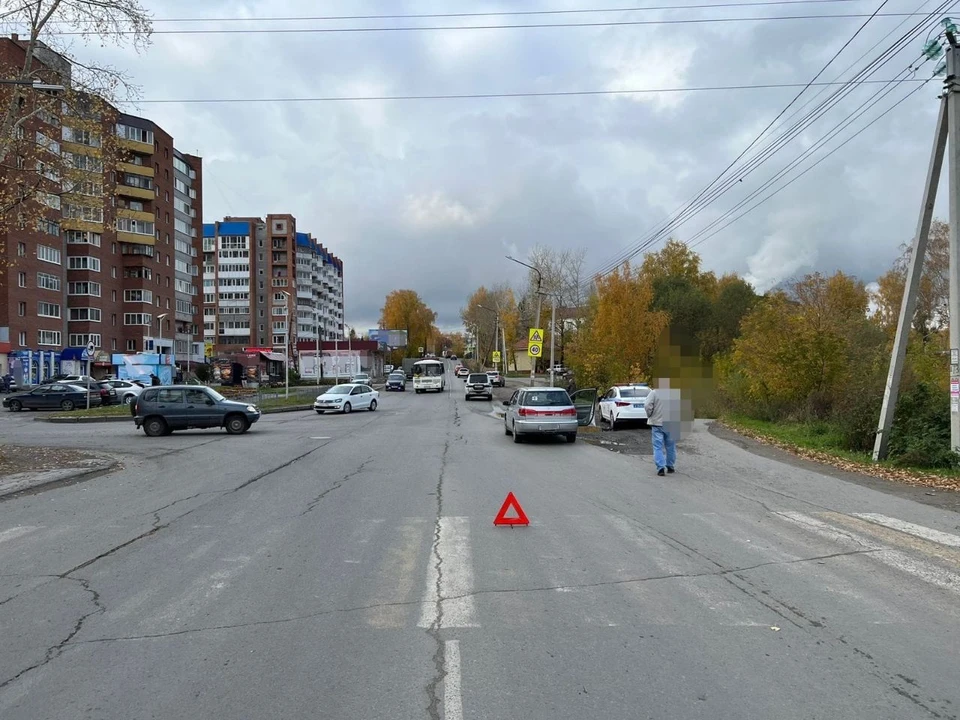 Инцидент произошел на Ботаническом переулке. Фото: Telegram-канал Томская полиция