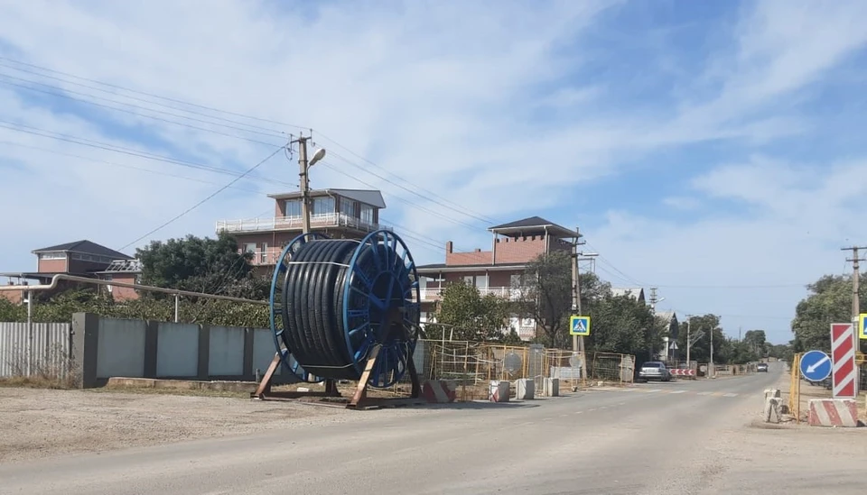 В Каче уже протягивают новую трубу