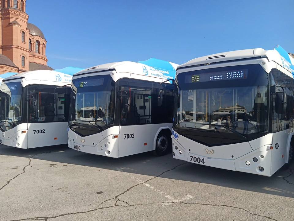 Троллейбусы на автономном ходу поступили в Волгоград в этом году