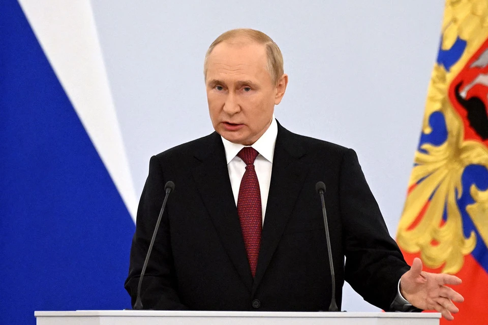 В пятницу Владимир Путин произнёс сразу ставшую знаменитой речь в связи с воссоединением России с Донецком, Луганском, Херсоном и Запорожьем.