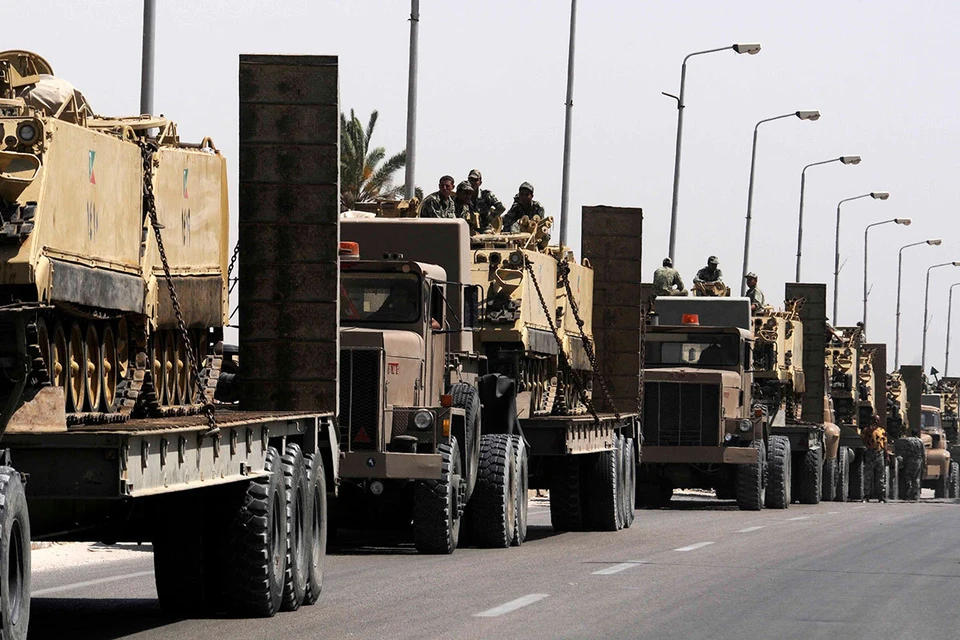 Egypt sent troops to the Halaiba triangle