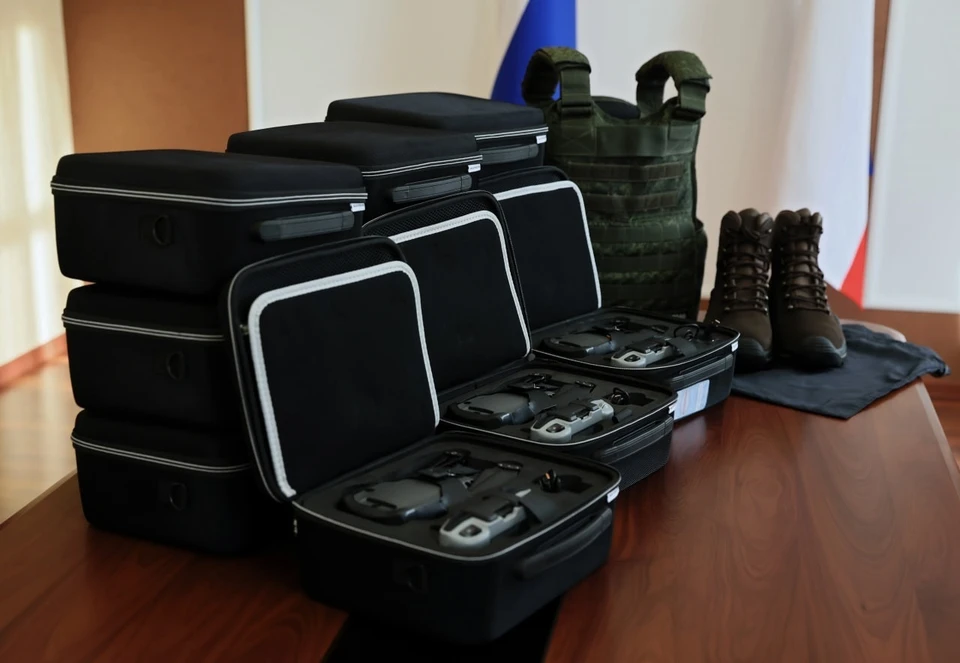 Современная амуниция будет передана военнослужащим до 20 октября. Фото: Tg-канал главы Крыма Сергея Аксенова