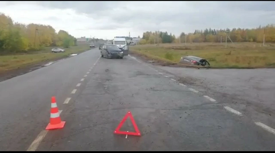 К счастью, в серьезном ДТП никто сильно не пострадал