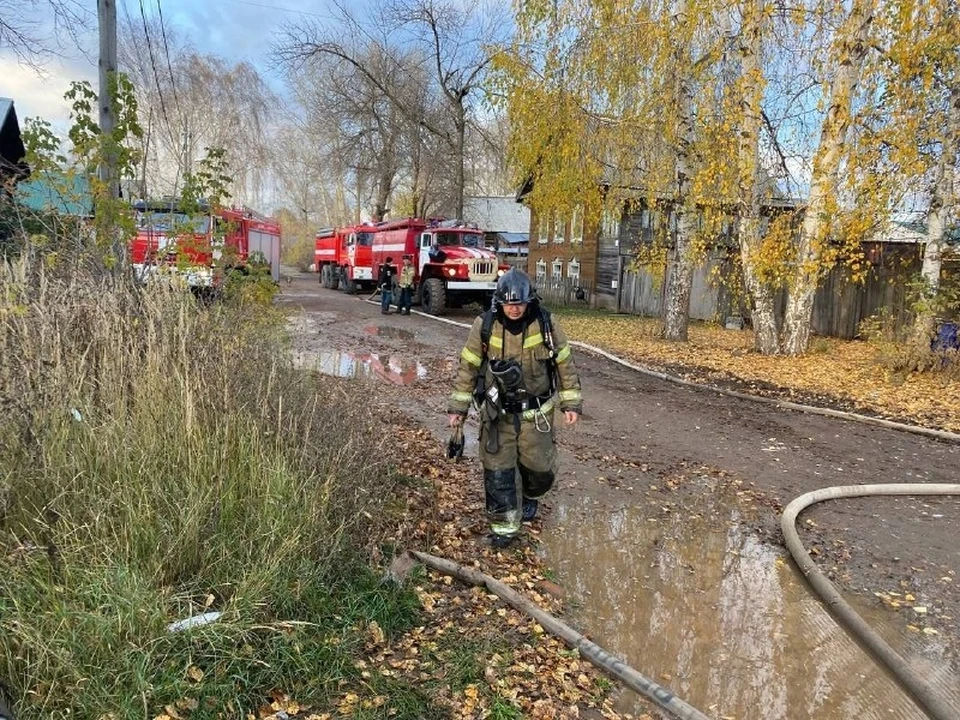 В Ижевске произошло два пожара. Фото: пресс-служба ГУ МЧС Удмуртии