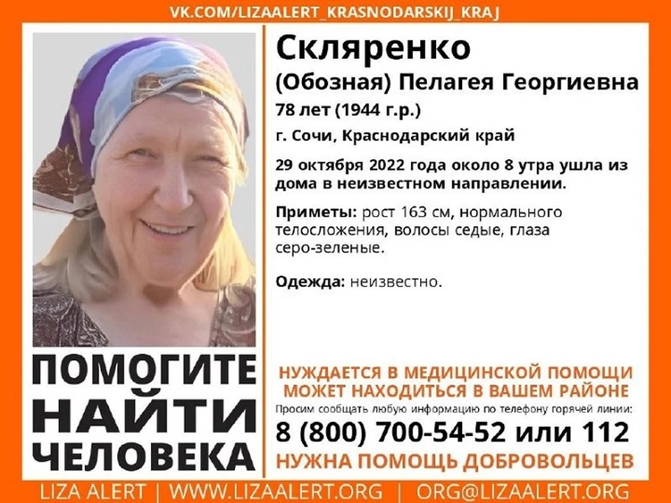 Фото: Лиза Алерт