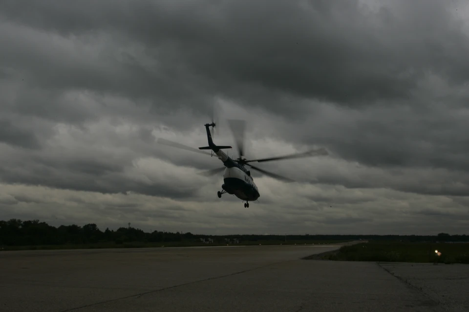 Названы предварительные причины аварийной посадки вертолета Ми-8 в Иркутской области