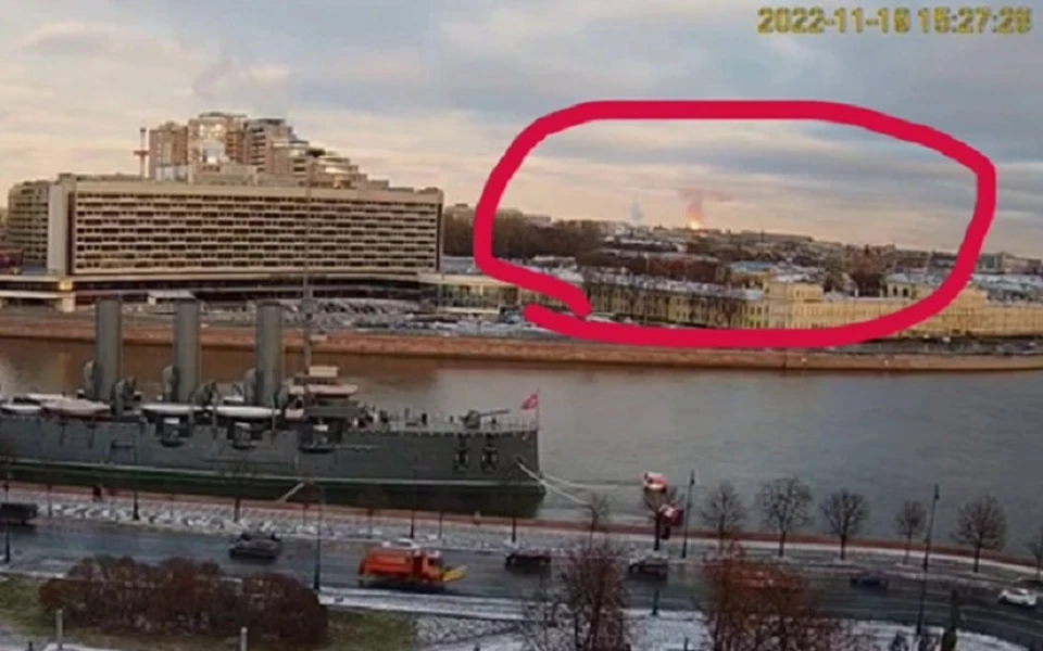 Пожар начался моментально. Фото: Скриншот из видео