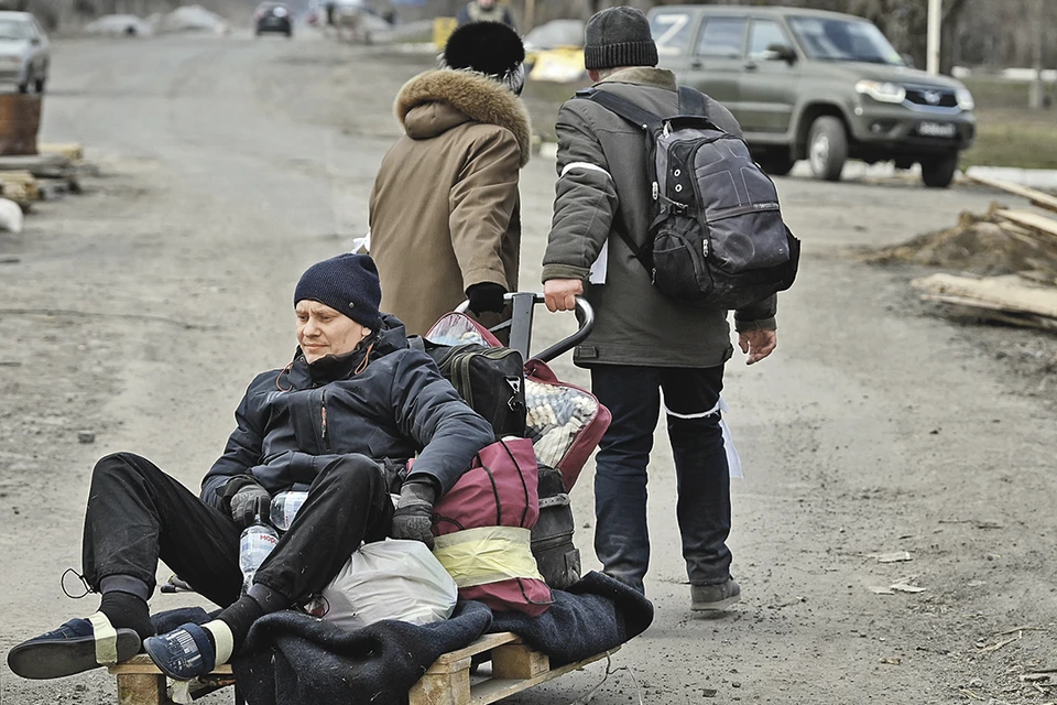 Большинство людей с Украины бегут к нам, а не в Польшу или Германию. Фото: Максим БЛИНОВ/РИА Новости