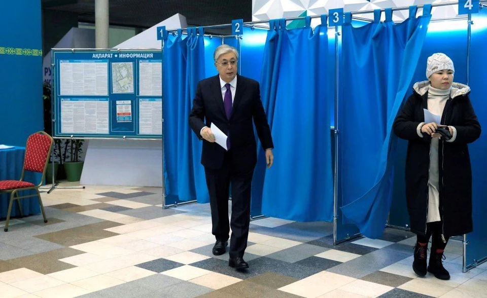 Касым-Жомарт Токаев победил на выборах, набрав более 80% голосов.