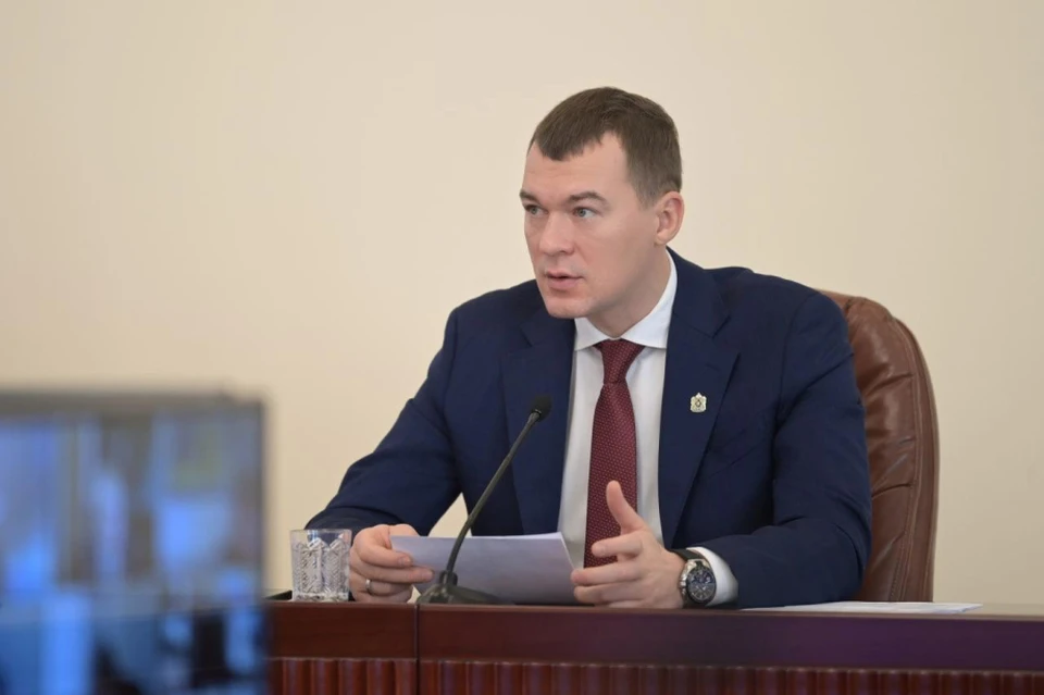 Губернатор подчеркнул, что инвестиционный портал имеет высшую оценку в рамках нацрейтинга. Фото: правительство Хабаровского края