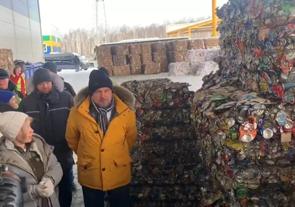 В Тюмень прибыла глава Росприроднадзора. Фото: скриншот с видео в телеграм-аккаунте Александра Моора.