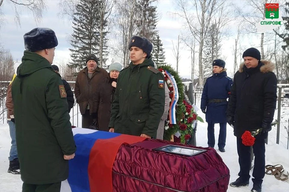 В Тверской области простились с Дмитрием Морозовым Фото: vk.com/spirovsky_adm