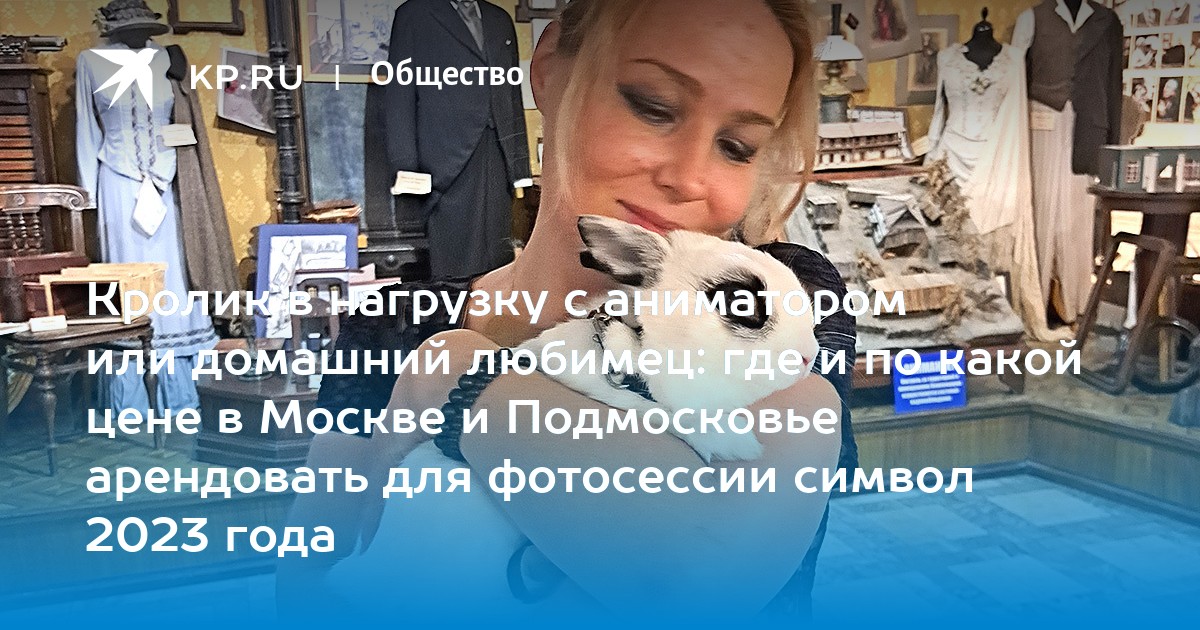 Кролик в нагрузку с аниматором или домашний любимец: где и по какой ...