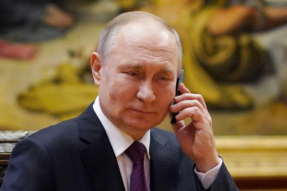 Президент РФ Владимир Путин позвонил девочке из Запорожской области Саше Титоренко. Фото: Алексей Даничев/POOL/ТАСС