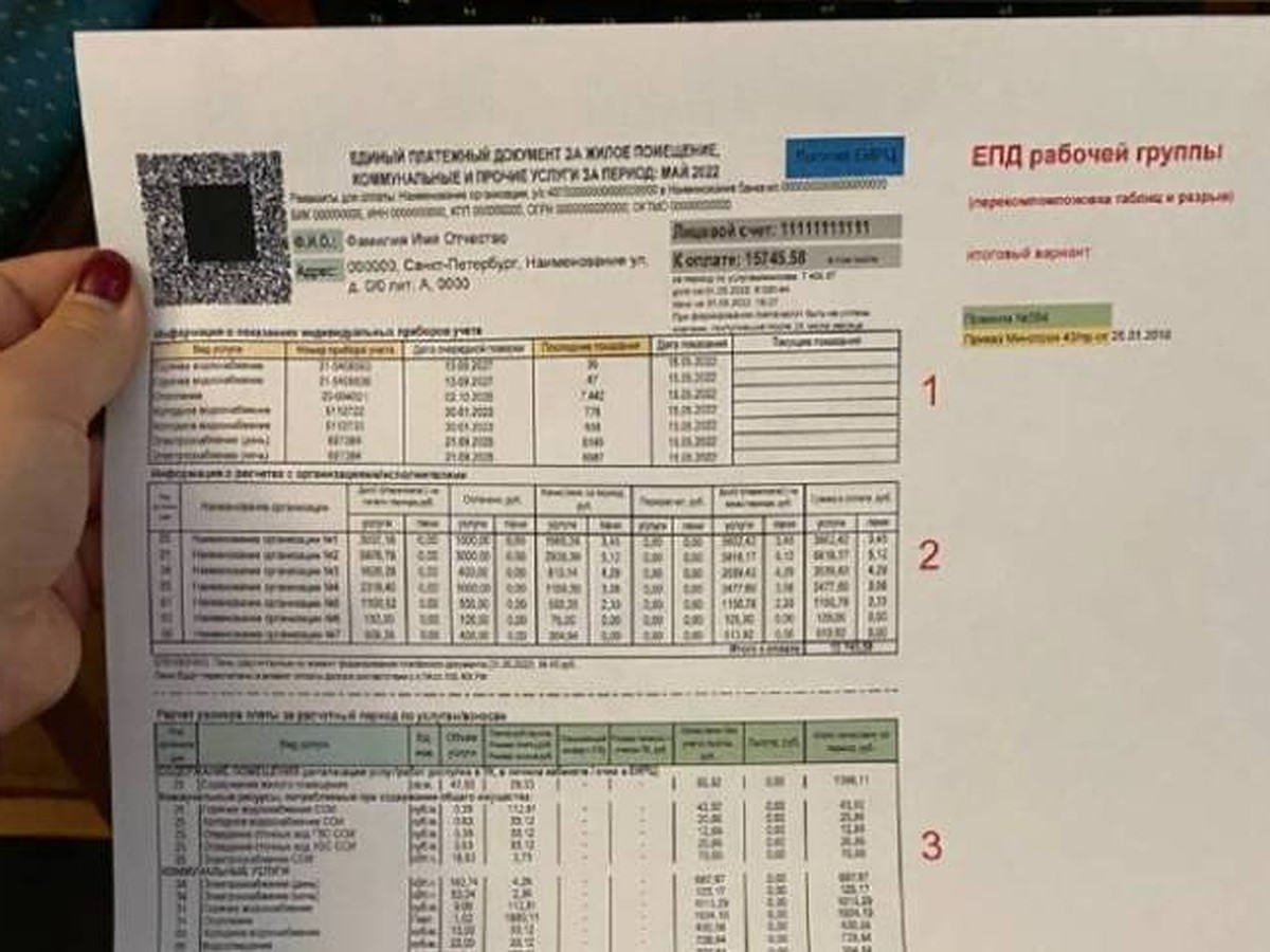 Новые квитанции ЖКХ в Санкт-Петербурге с 2023 года: что изменится, как  оплачивать - KP.RU