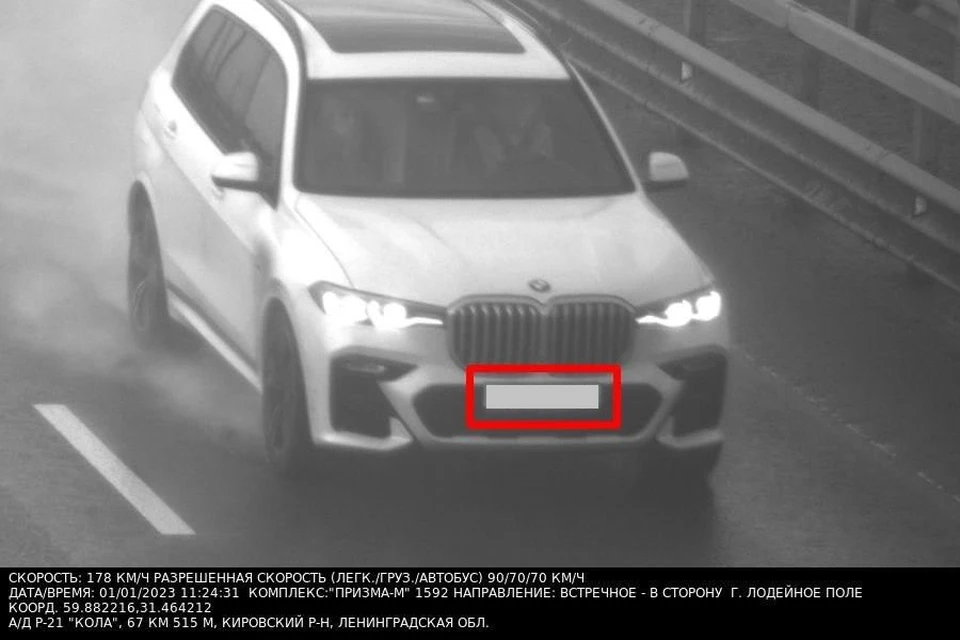 В Ленавтодоре составили рейтинг новогодних нарушителей скорости. Фото: Ленавтодор