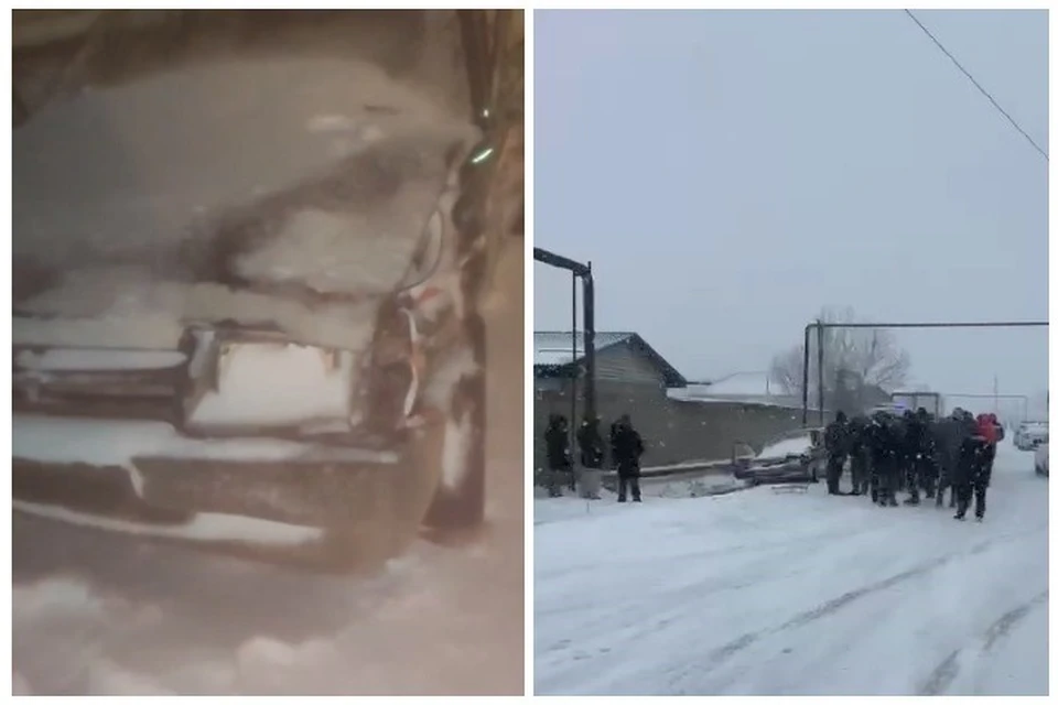 В Дагестане 16-летний парень погиб при столкновении машины с газовой трубой. Фото: скриншот видео.