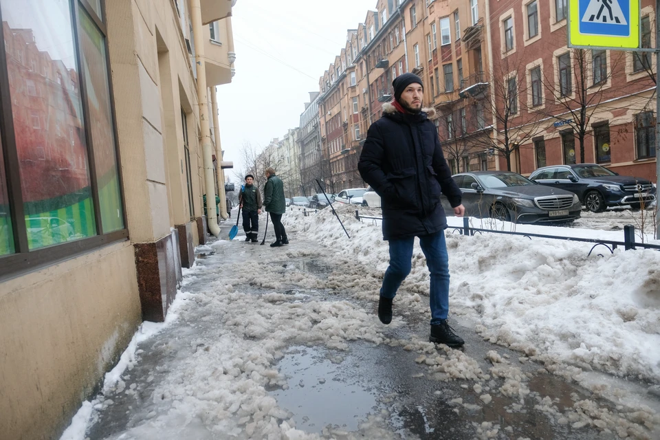Начало оттепели и мокрый снег ждут Петербург 11 января