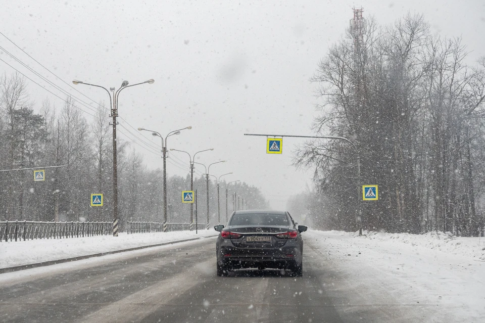 МЧС предупредил о сильном снегопаде в Ленинградской области 13 января