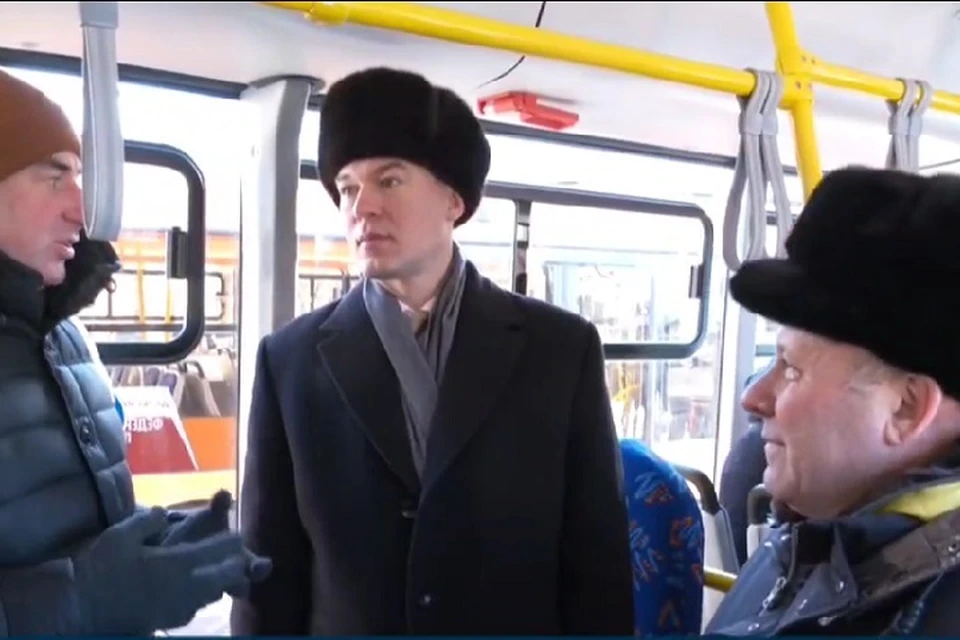 Михаил Дегтярев проверил новые хабаровские троллейбусы с автономным ходом Фото: @Degtyarev_Info