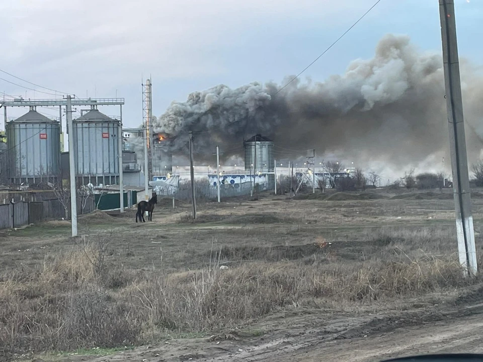 В порту Джурджулешты опять пожар. Фото: ГИЧС