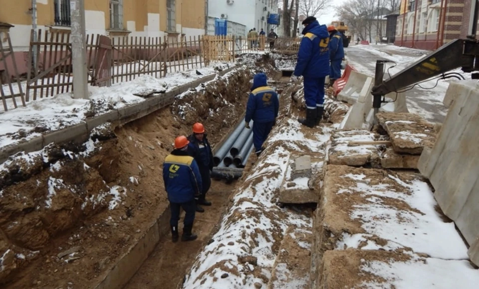 «Квадра» ликвидировала коммунальную аварию на улице Попова в Смоленске. Фото: ПАО «Квадра».