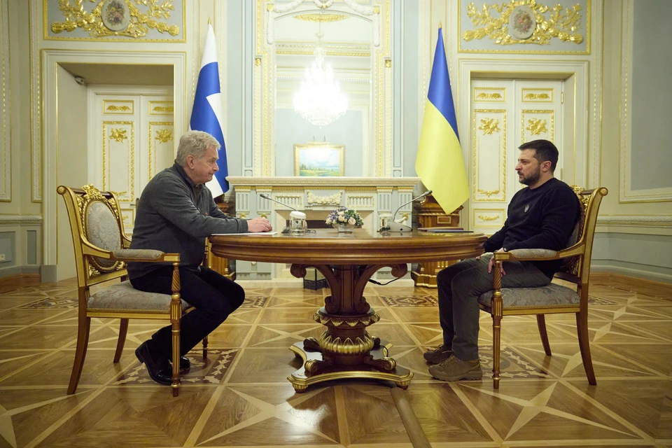 Президент Финляндии Ниинистё прибыл с визитом на Украину и встретился с Зеленским