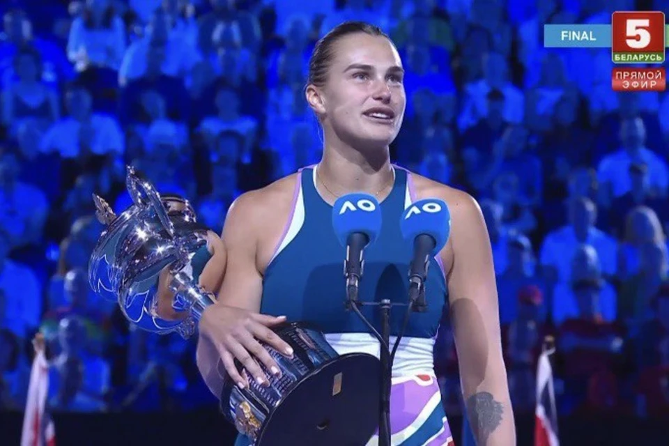 Лукашенко поздравил Соболенко с победой на Australian Open. Фото: кадр видео